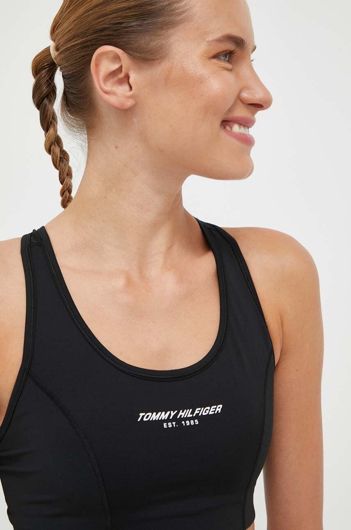 Športová podprsenka Tommy Hilfiger čierna S10S101805