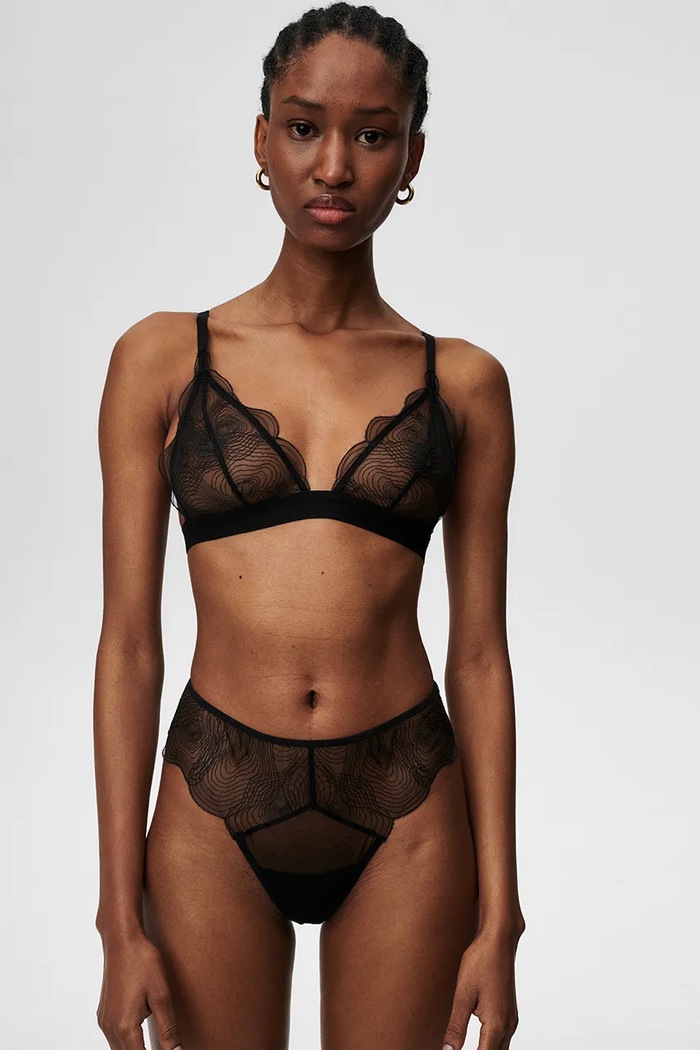 Grudnjak Undress Code 583 Gentle Bra Black bez žice crna 583