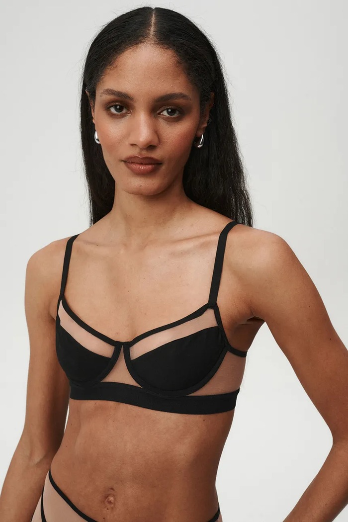 Undress Code sutien 385 Something Classy Bra Black 385 negru