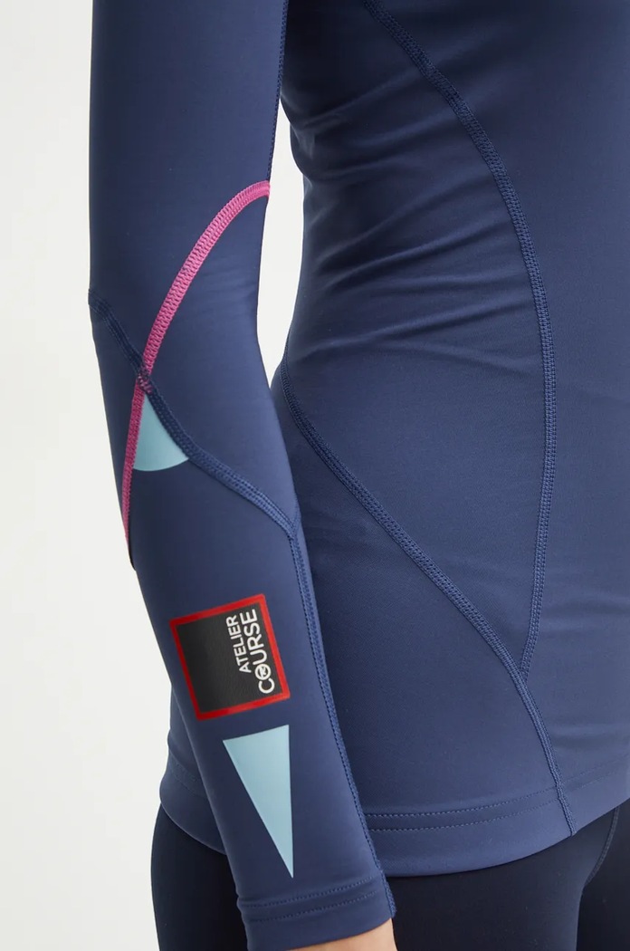Ισοθερμικό μακρυμάνικο Rossignol Infini Compression Race RLMWL17 σκούρο μπλε