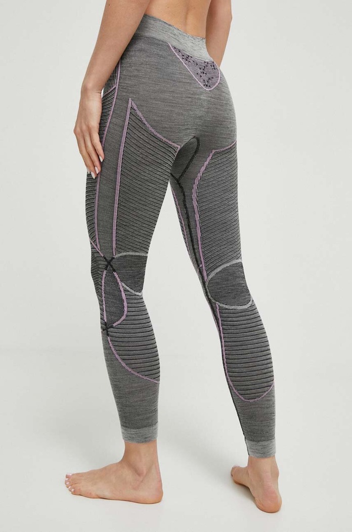 Oblečení Funkční legíny X-Bionic Merino 4.0 cl.WP05W23W šedá