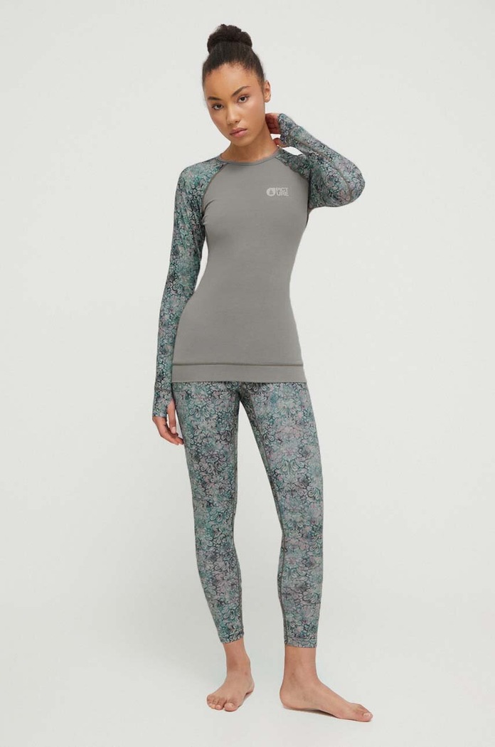 Picture legginsy funkcyjne Xina Printed LG090 zielony AW24