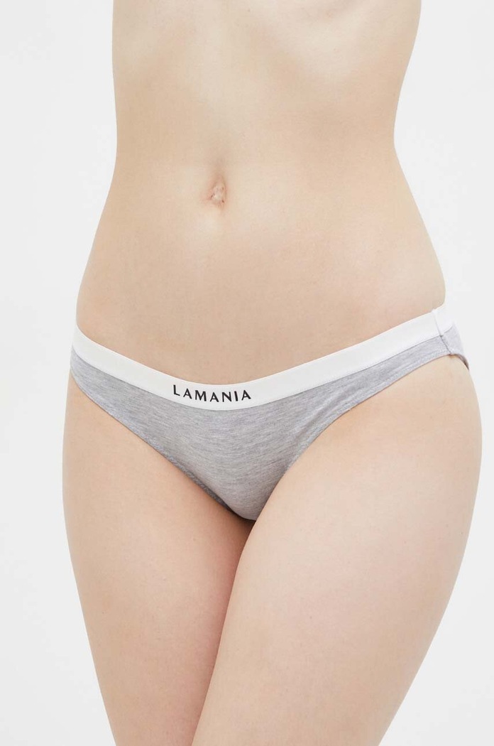 La Mania bugyi 3 db sima szürke EVERYDAY.PANTIES