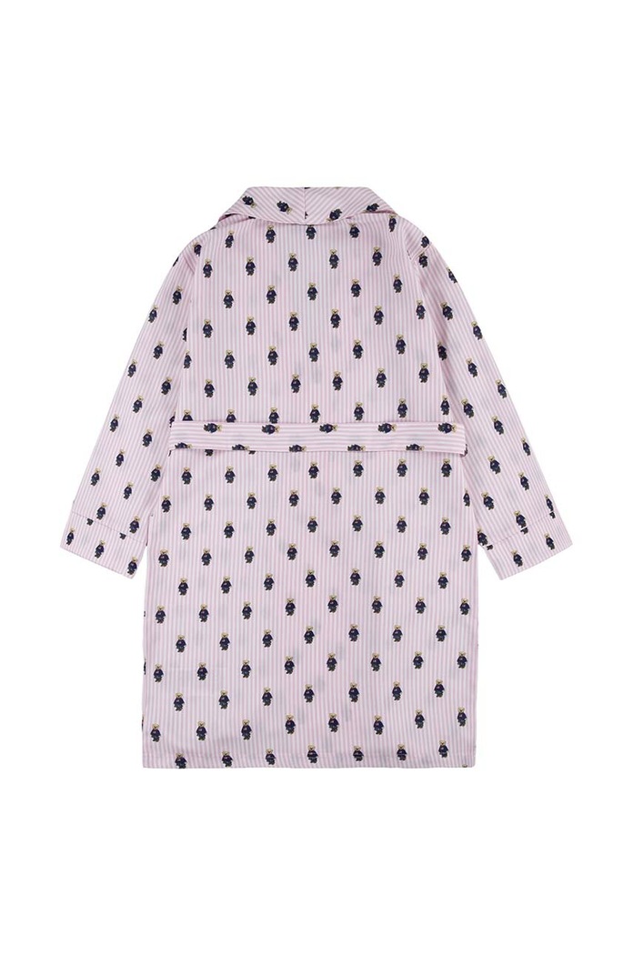 Otroški kopalni plašč Polo Ralph Lauren 4P0033 roza AW23