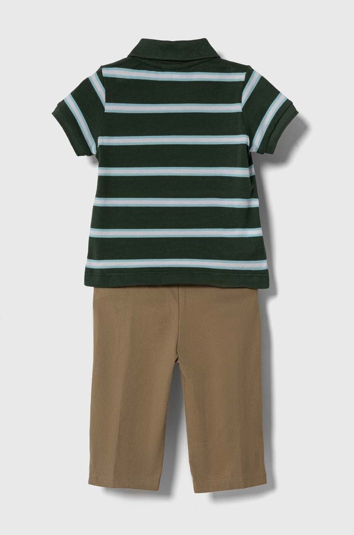 Pidžama za bebe Lacoste 4J1135 zelena AW23