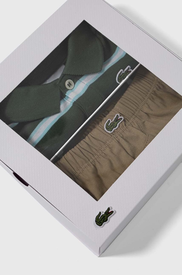 Pidžama za bebe Lacoste 4J1135 zelena