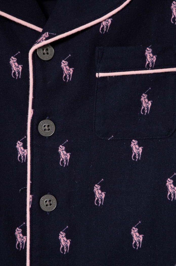 Dječaci Dječja pamučna pidžama Polo Ralph Lauren 4P0150 mornarsko plava