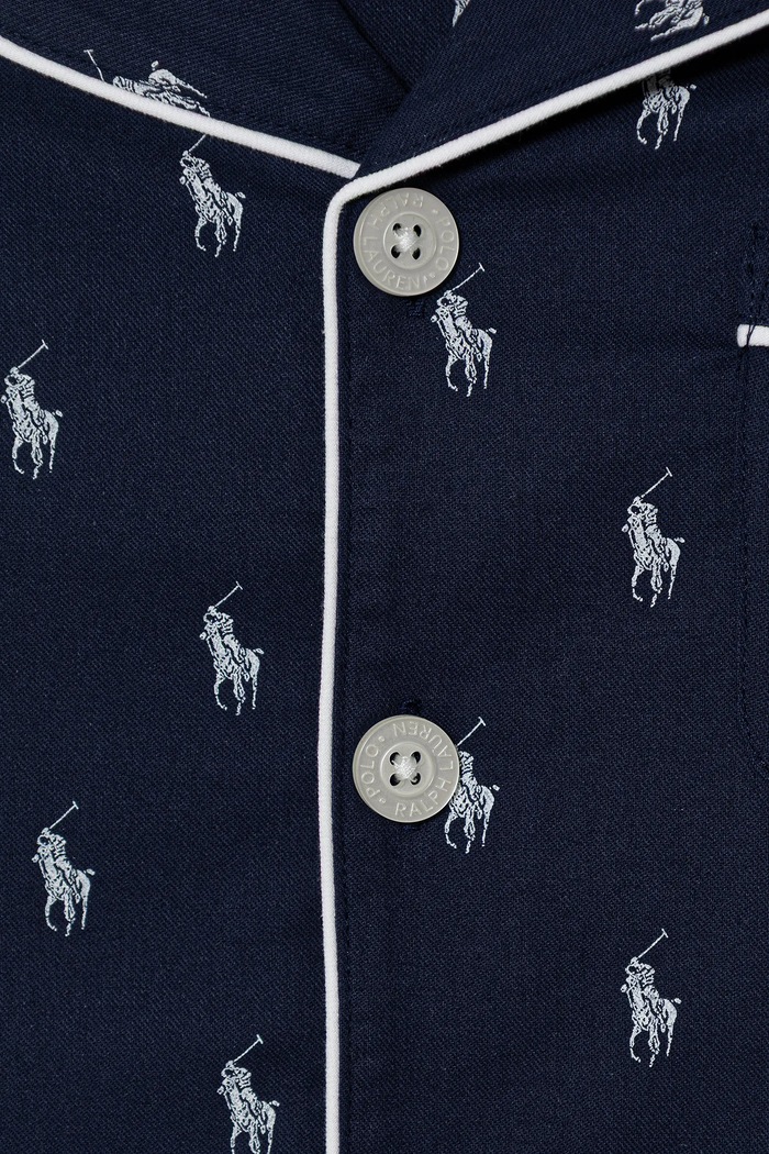CHLAPEC Dětské bavlněné pyžamo Polo Ralph Lauren 9P0137 námořnická modř