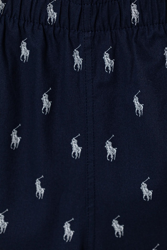 Dětské bavlněné pyžamo Polo Ralph Lauren námořnická modř 9P0137