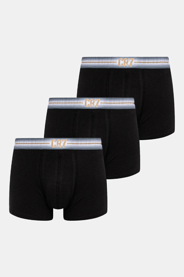 CR7 Cristiano Ronaldo bokserki bawełniane 3-pack bawełna czarny 8100.49.2745