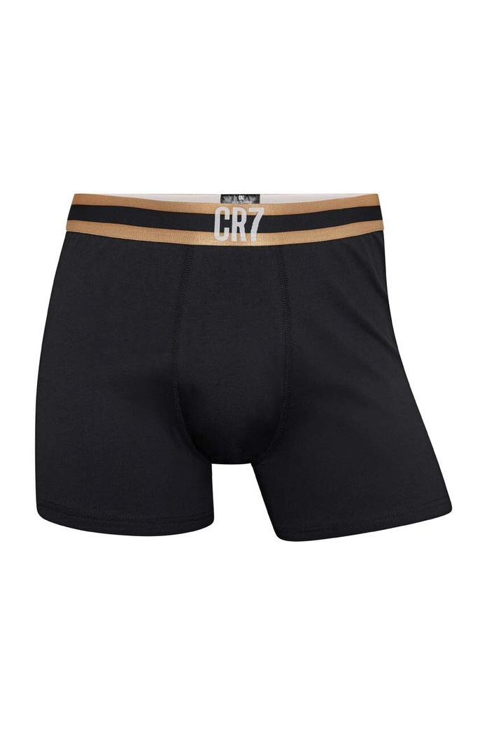 Bavlnené boxerky CR7 Cristiano Ronaldo 7-pak 8107.49.3103 čierna AW25
