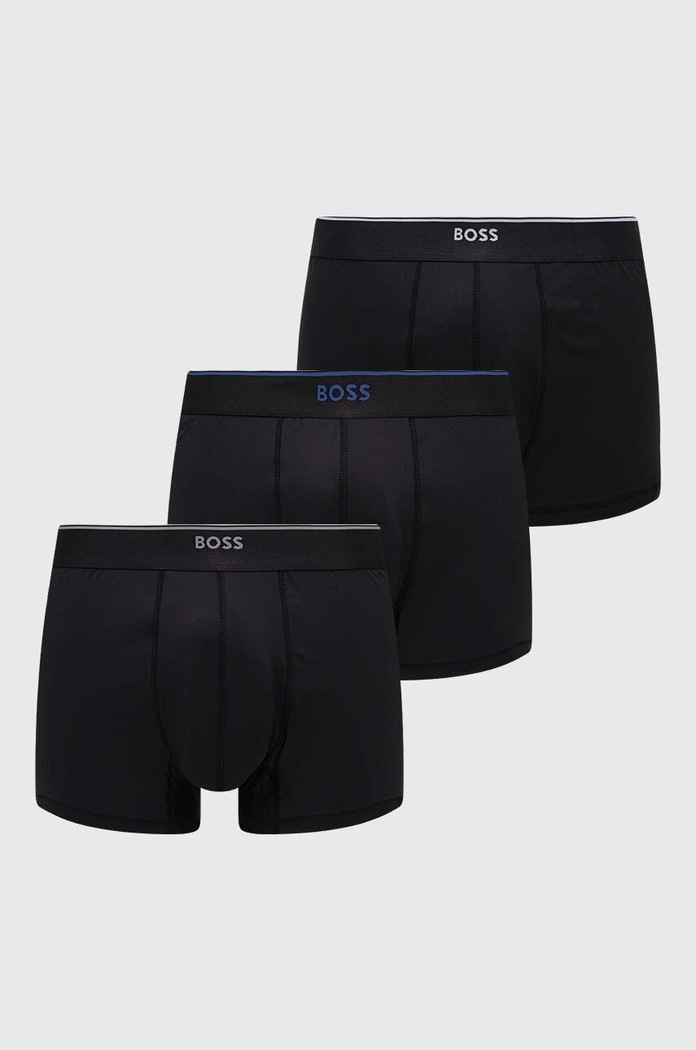 BOSS Boxeri 3-pack negru 50482111