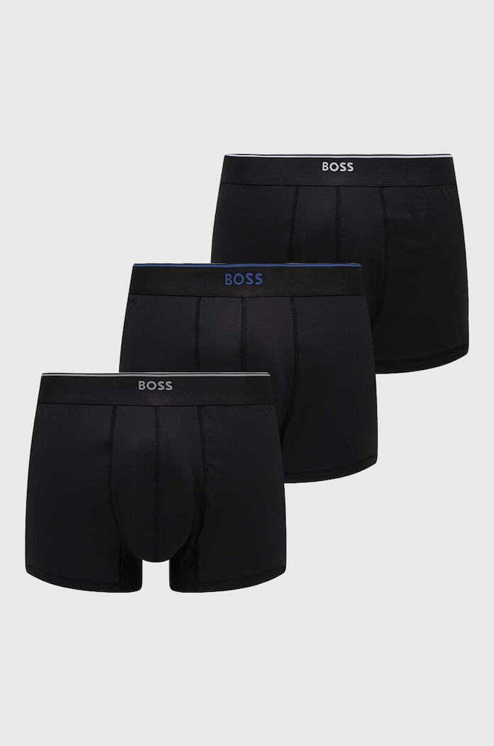 BOSS Boxeri 3-pack negru 50482111