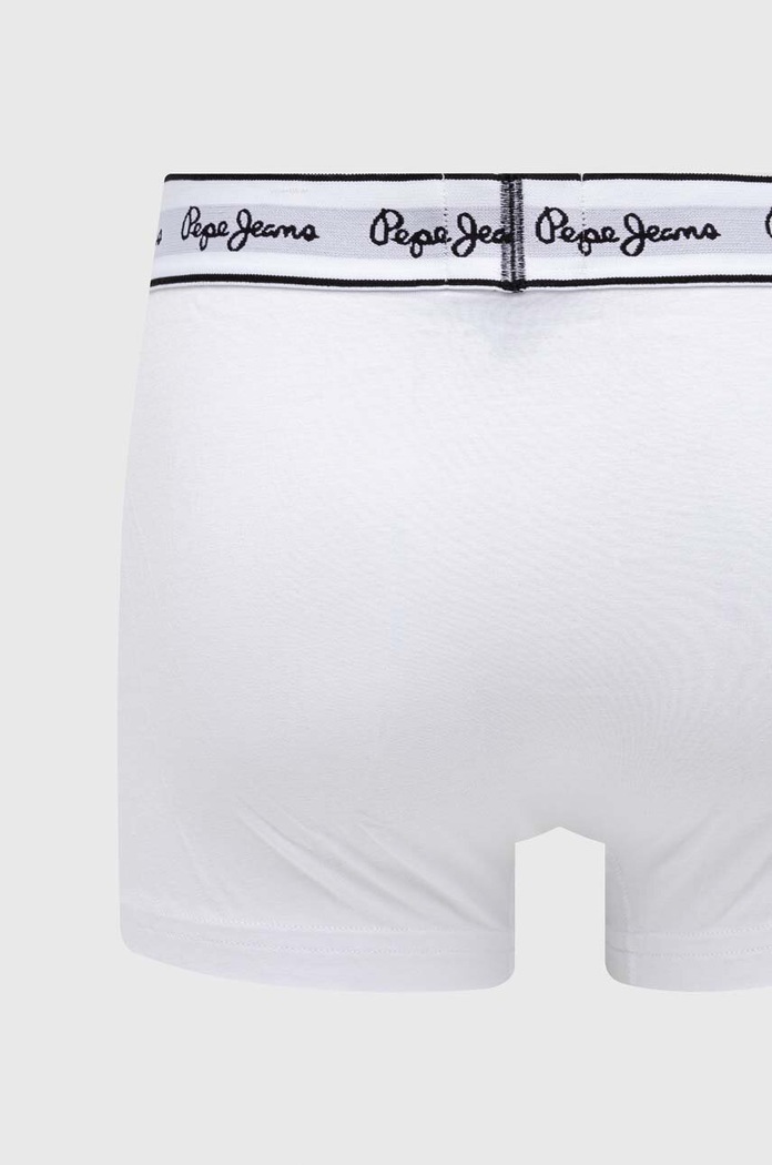 Ρούχα Μποξεράκια Pepe Jeans 3-pack PMU10975.800 λευκό