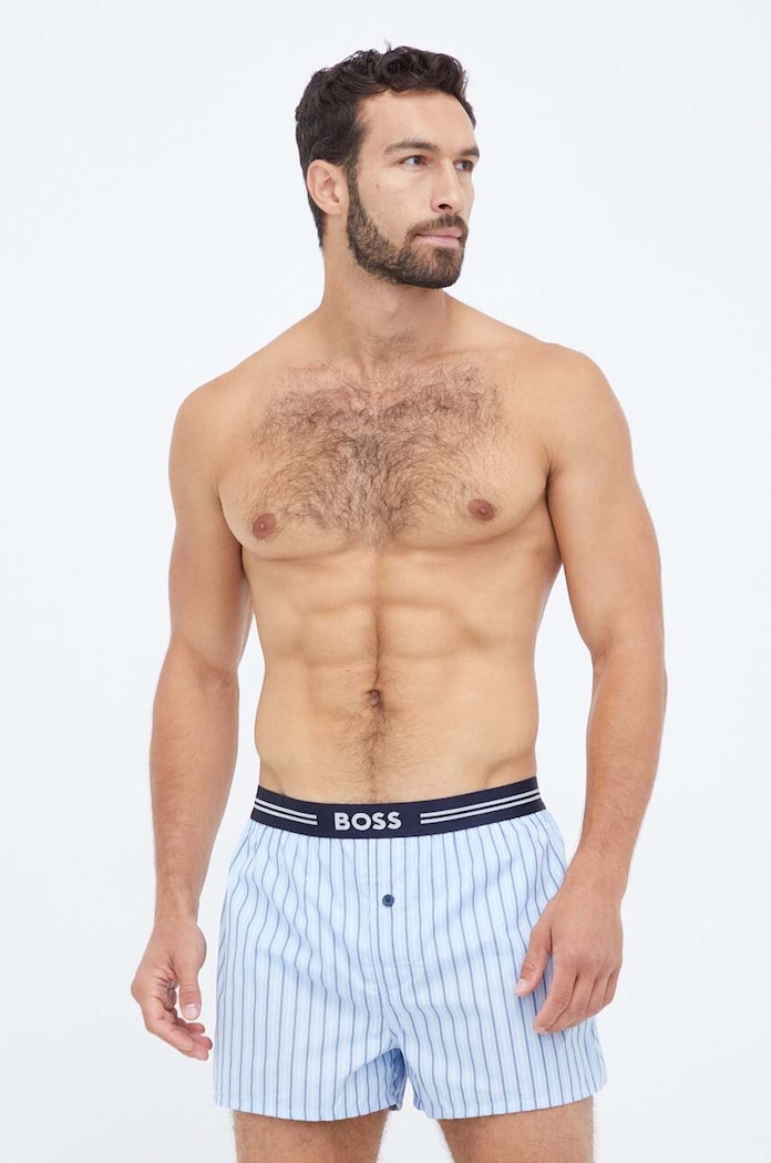 Ρούχα Βαμβακερό μποξεράκι BOSS 3-pack Gelio-C_Sz40 50480034 μπλε