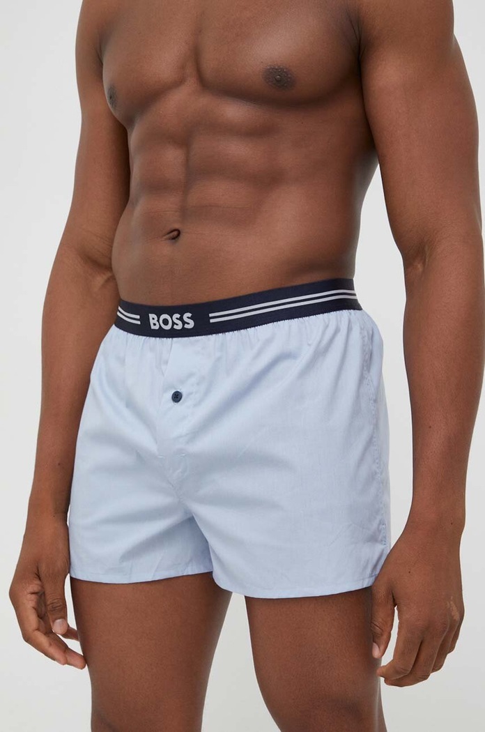 Памучни боксерки BOSS (3 броя) 3P Woven Boxer 50480034