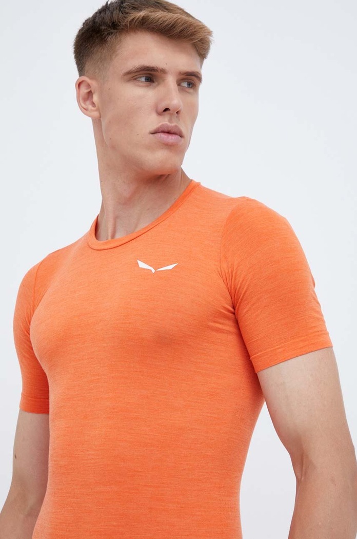 Salewa T-shirt funkcyjny Zebru Fresh pomarańczowy 00.0000028349