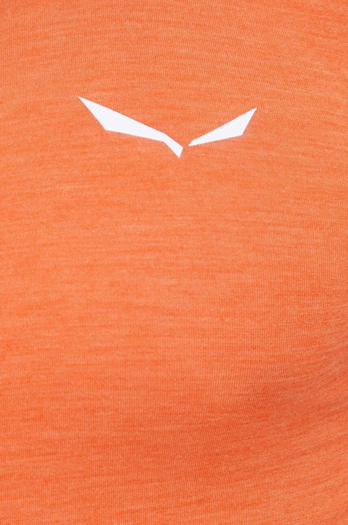 T-shirt funkcyjny Zebru Fresh Salewa 00.0000028349 pomarańczowy