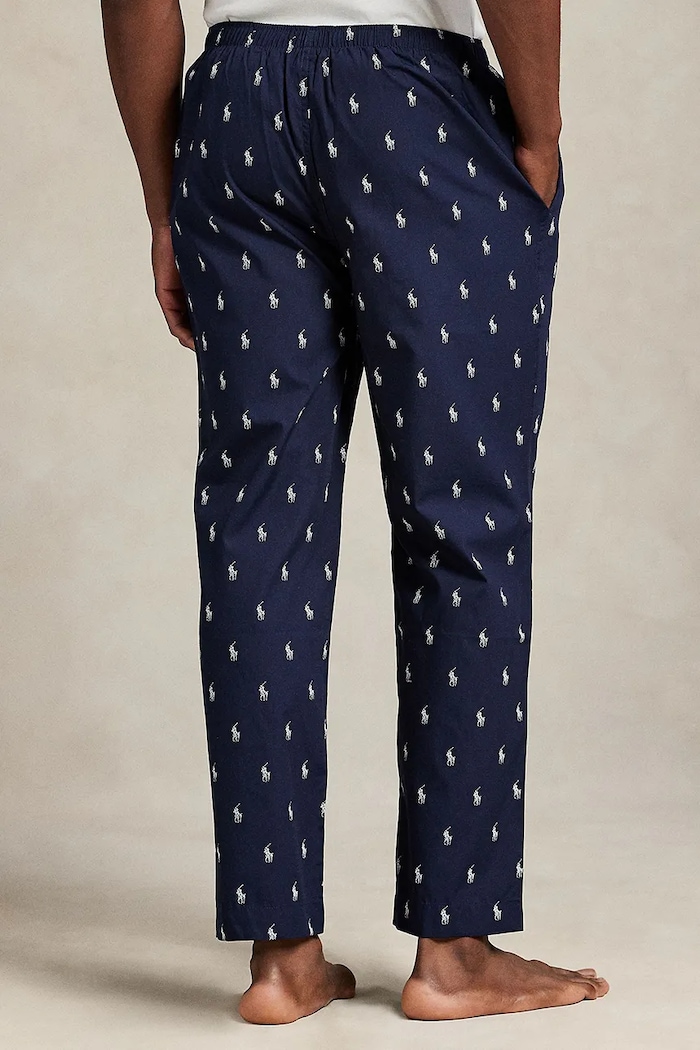 Polo Ralph Lauren pantaloni pijama bumbac 714899624 bleumarin SS26