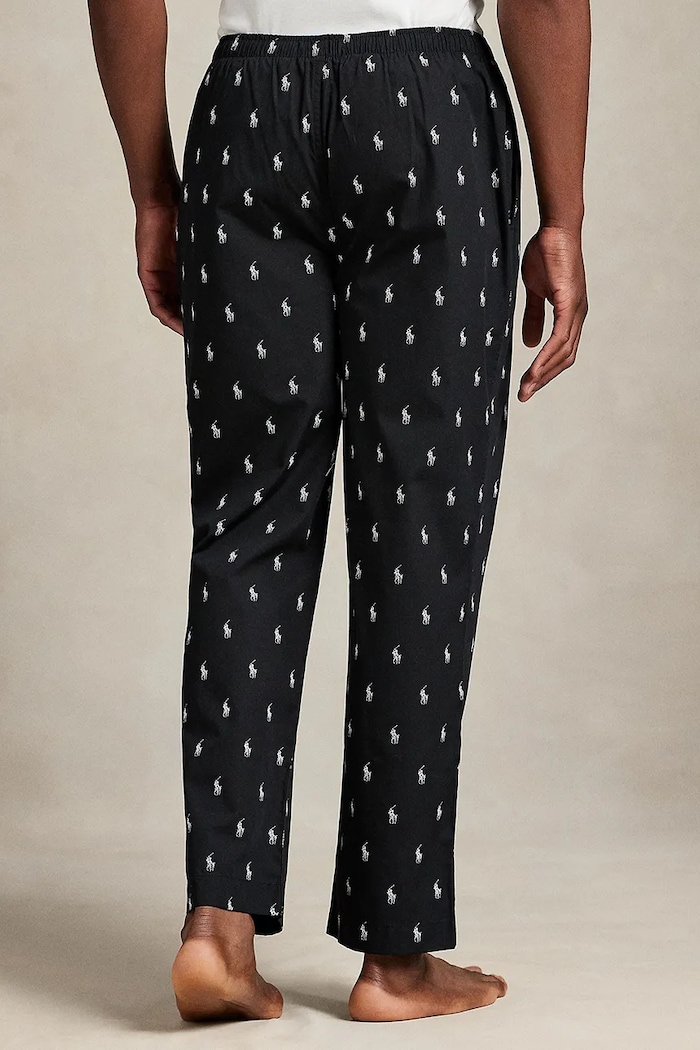Polo Ralph Lauren pantaloni pijama bumbac 714899624 negru SS26