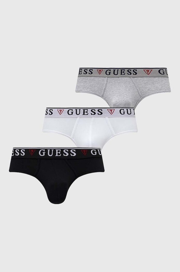 Guess slipy 3-pack BRIAN dzianina biały U97G00.KCD31