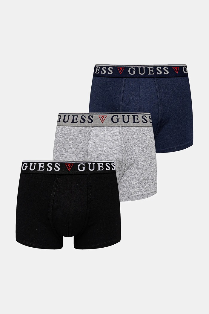 Boxerky Guess BRIAN 3-pak čierna U97G01.KCD31