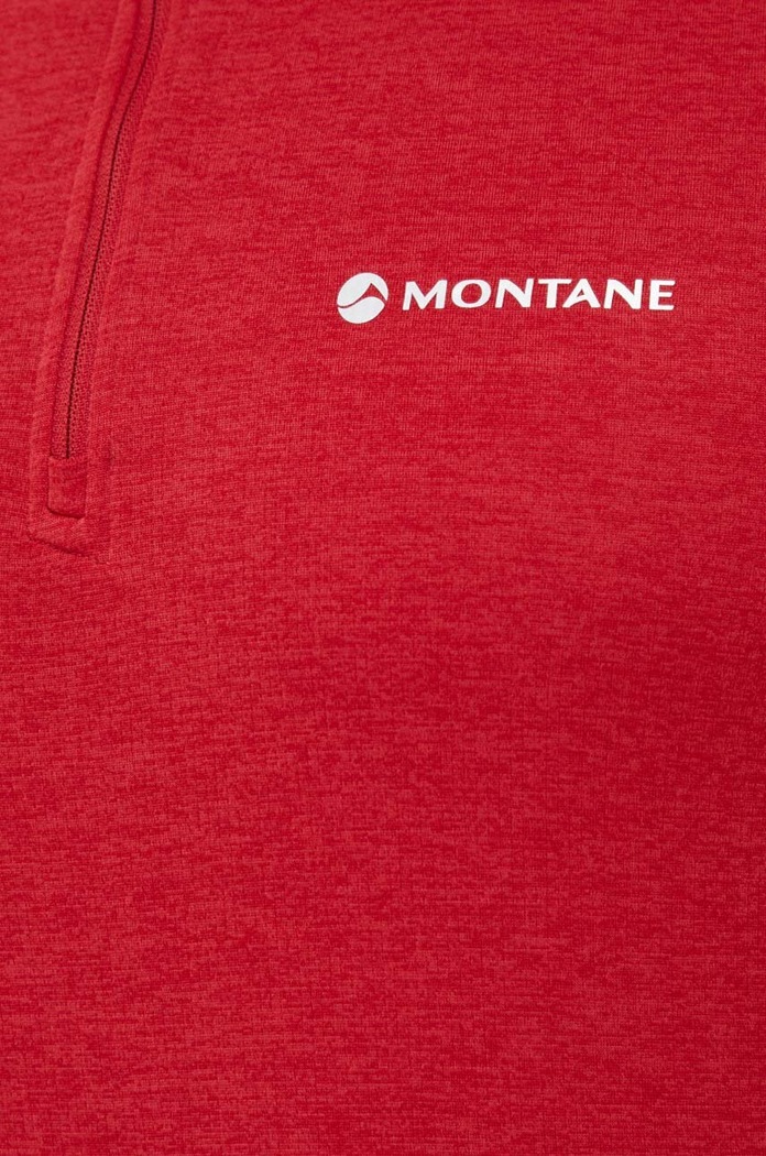 Ισοθερμικό μακρυμάνικο Montane Dart Zip DART MDRZN κόκκινο