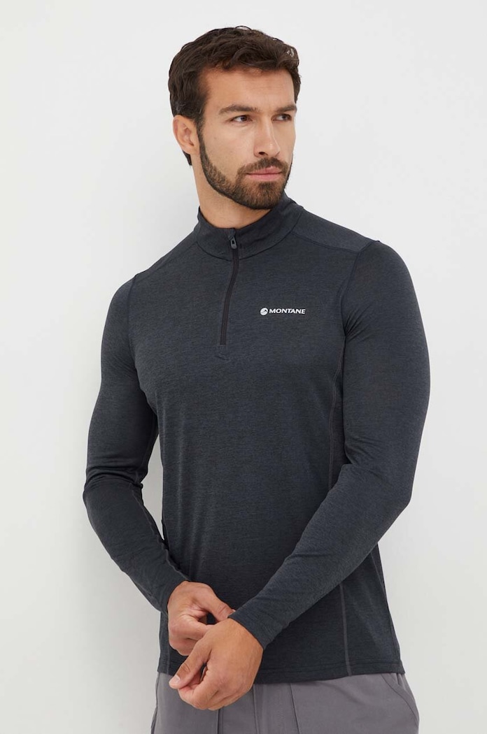 Montane longsleeve funkcyjny Dart Zip Planet friendly szary MDRZN