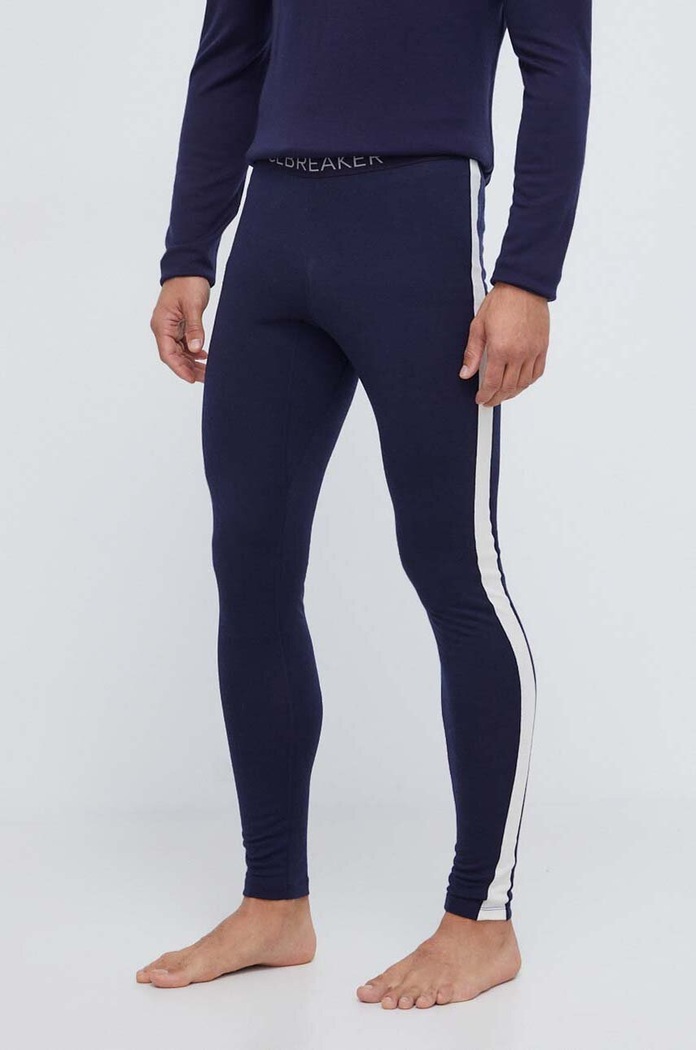 Icebreaker legginsy funkcyjne 200 Oasis Sonebula Planet friendly granatowy IB0A59JR1891