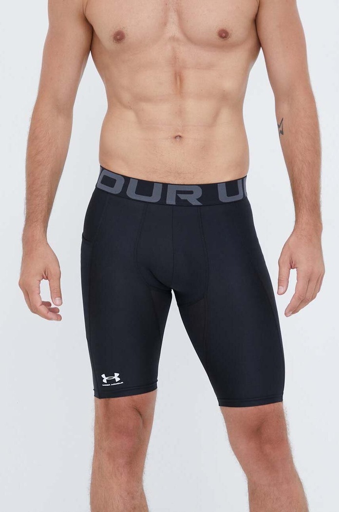 Under Armour pantaloni scurți de antrenament 1361602 negru SS26