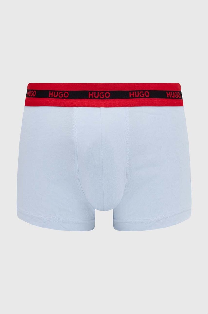 Boxerky HUGO 3-pack 50503083 modrá SS24