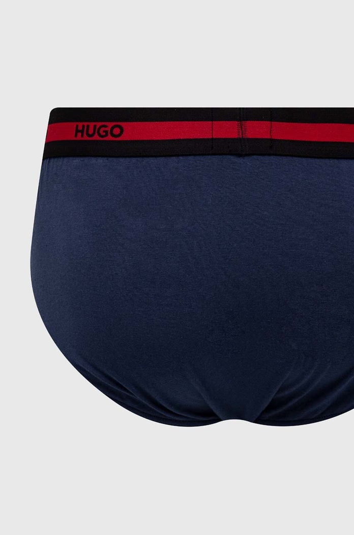 HUGO slipy 3-pack 50503100 czerwony