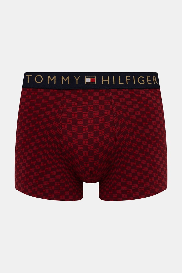 Set boxeriek a ponožiek Tommy Hilfiger UM0UM03048 burgundské AW25