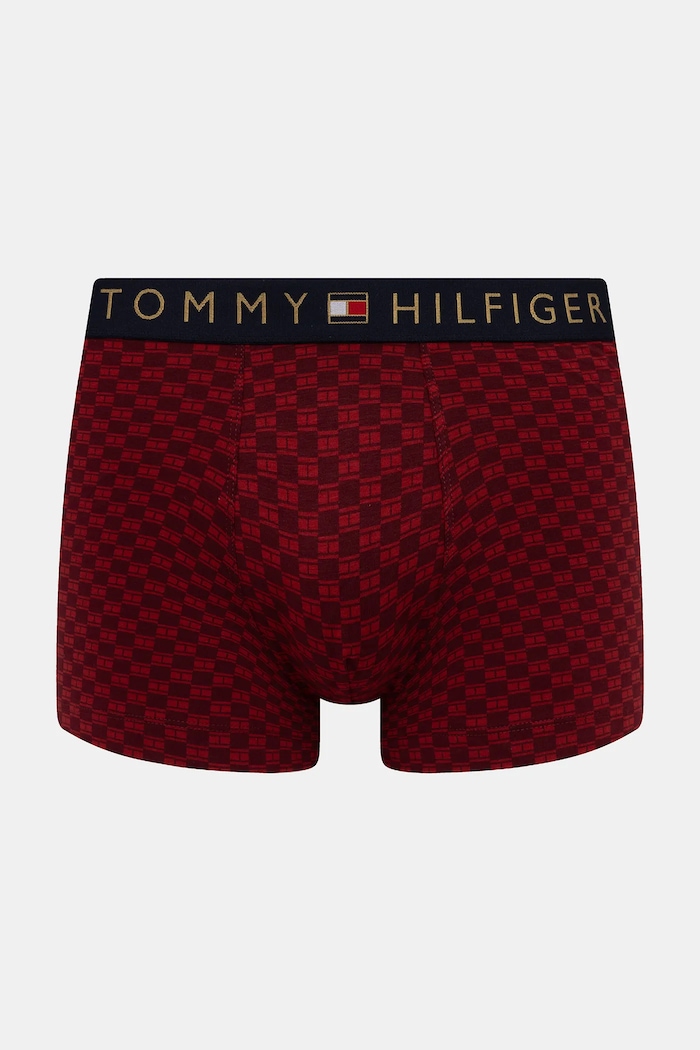 Set boxeriek a ponožiek Tommy Hilfiger UM0UM03048 burgundské AW25
