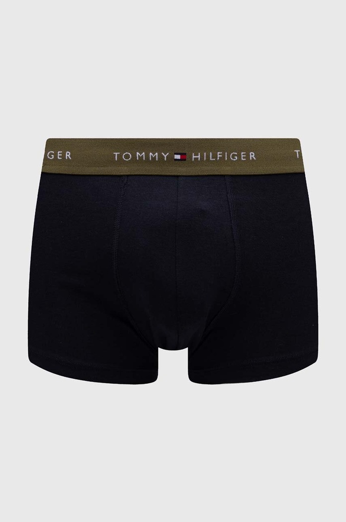 Tommy Hilfiger oprijete boksarice moške z bombažem paket 3 kosov UM0UM02763 mornarsko modra SS25