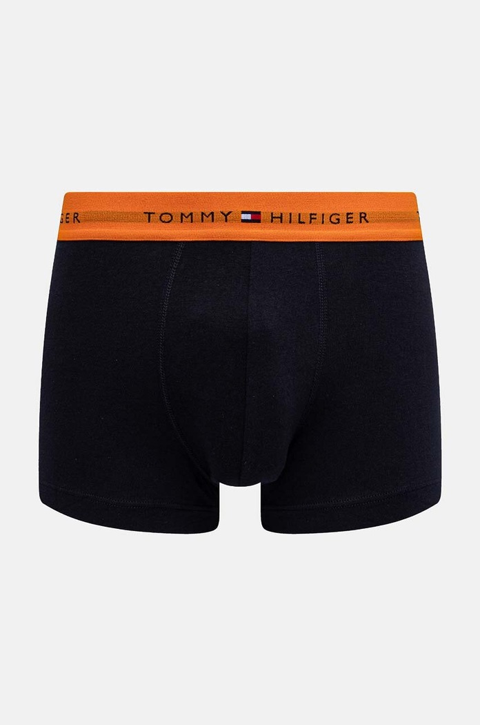 Tommy Hilfiger bokserki dopasowane męskie z bawełną 3-pack UM0UM02763 granatowy SS25