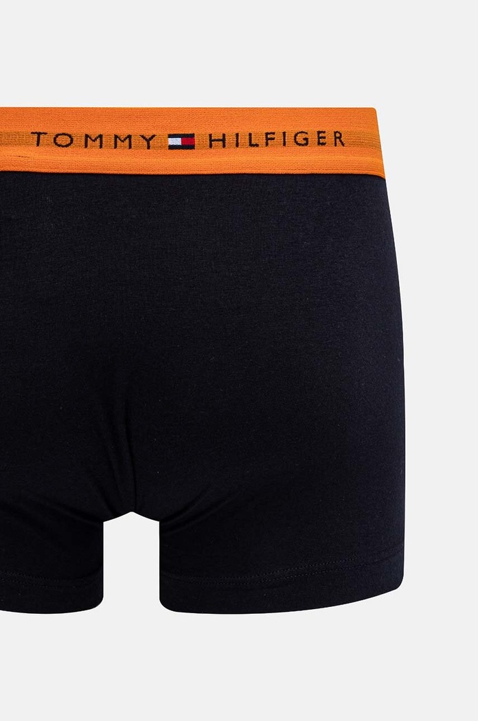Tommy Hilfiger bokserki dopasowane męskie z bawełną 3-pack UM0UM02763 granatowy