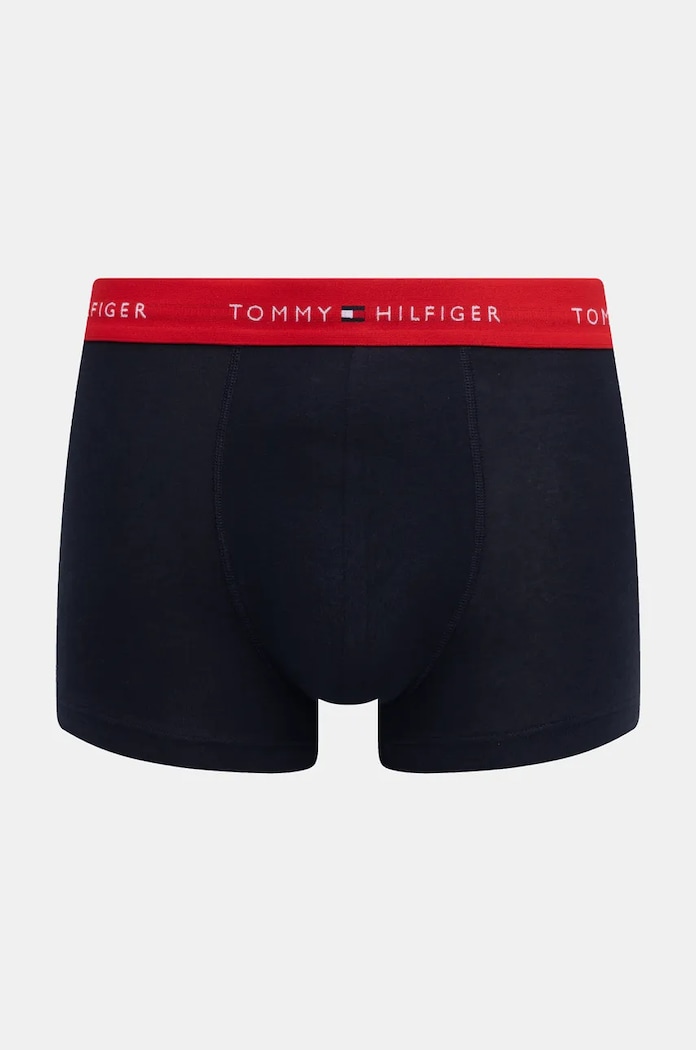Tommy Hilfiger εφαρμοστά μποξεράκια ανδρικά με βαμβάκι 3-pack σκούρο μπλε UM0UM02763