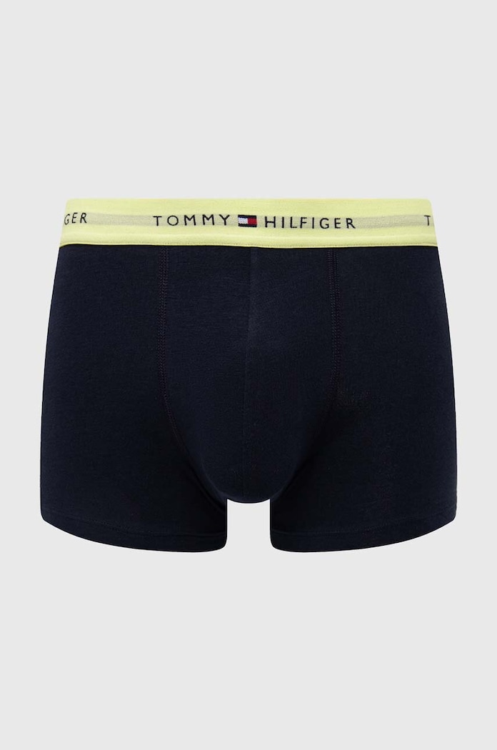 Tommy Hilfiger bokserki dopasowane męskie z bawełną 3-pack granatowy UM0UM02763