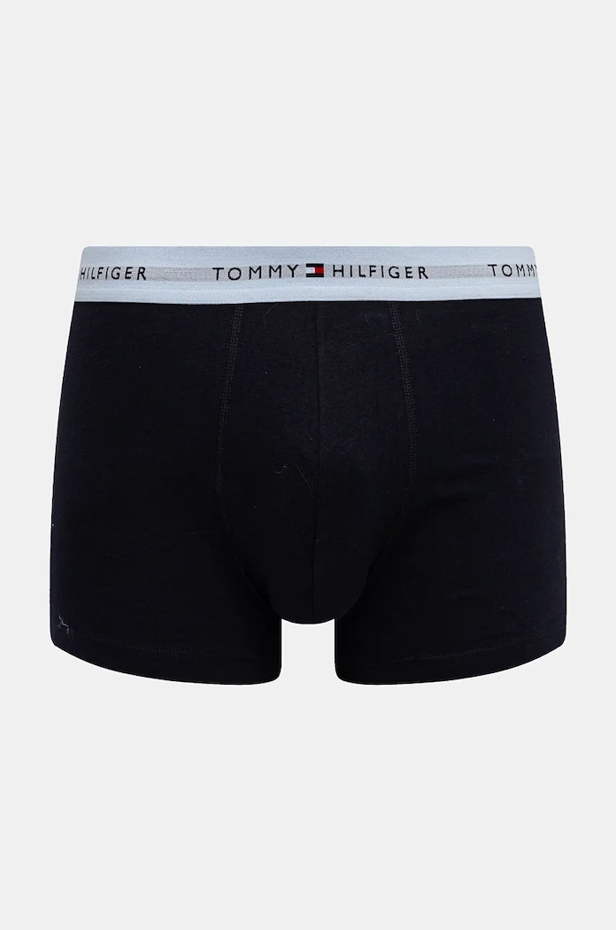 Oblačila Tommy Hilfiger oprijete boksarice moške z bombažem paket 3 kosov UM0UM02763 črna