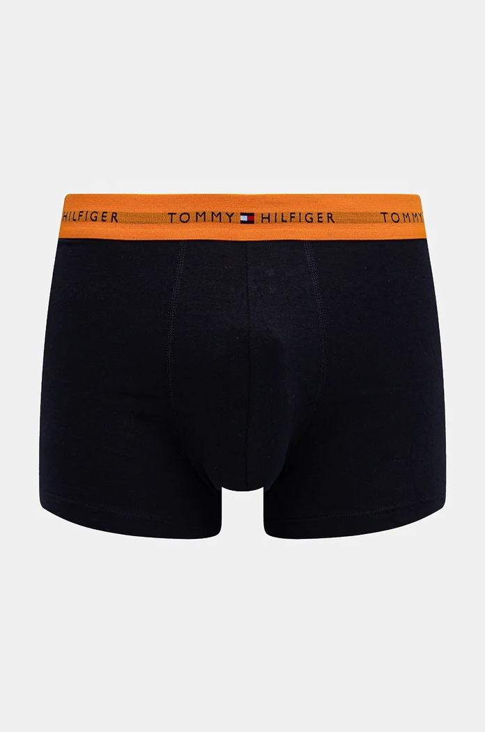 Tommy Hilfiger oprijete boksarice moške z bombažem paket 3 kosov črna UM0UM02763