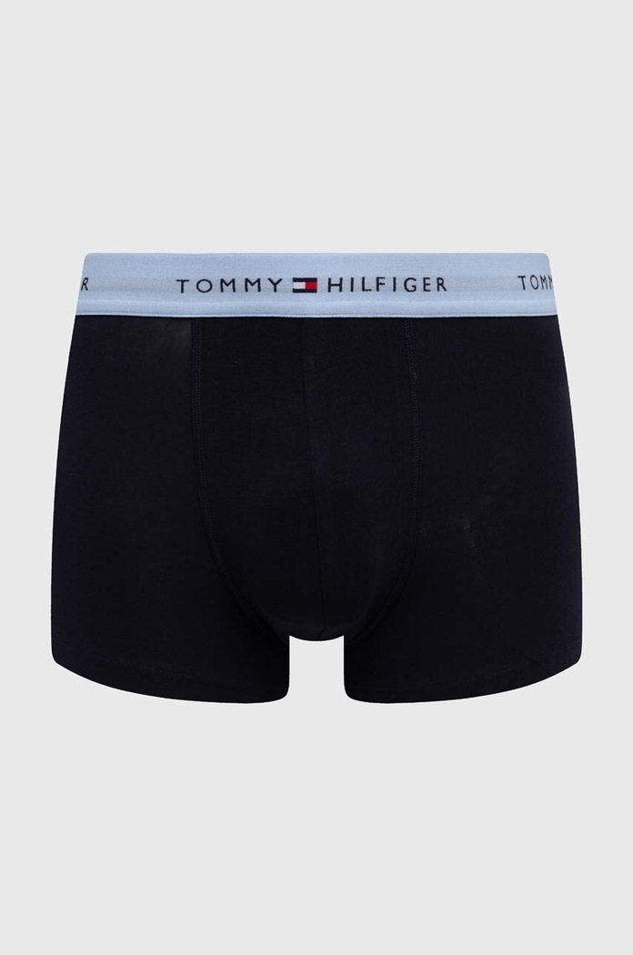 Oblačila Tommy Hilfiger oprijete boksarice moške z bombažem paket 3 kosov UM0UM02763 črna