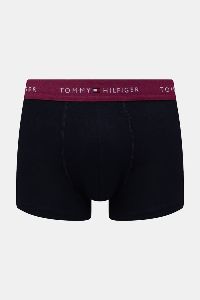 Tommy Hilfiger εφαρμοστά μποξεράκια ανδρικά με βαμβάκι 3-pack μαύρο UM0UM02763