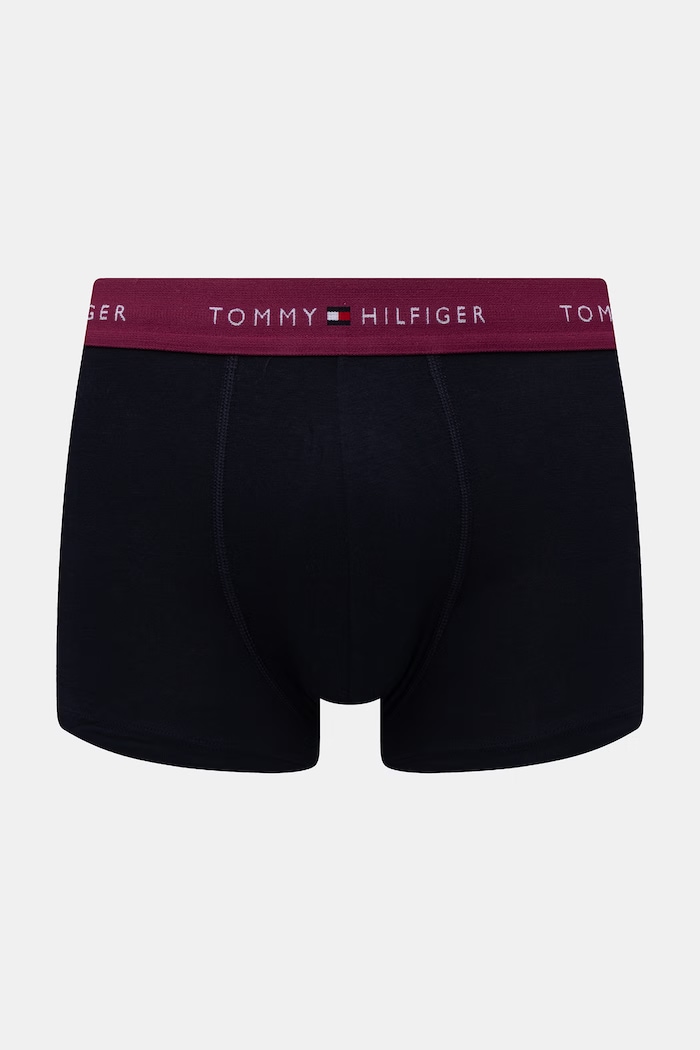 Tommy Hilfiger εφαρμοστά μποξεράκια ανδρικά με βαμβάκι 3-pack μαύρο UM0UM02763