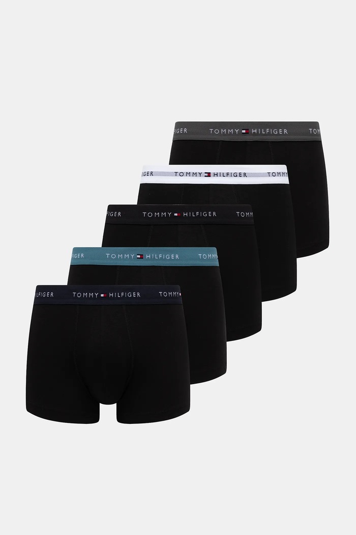 Tommy Hilfiger bokserki 5-pack dzianina czarny UM0UM03061