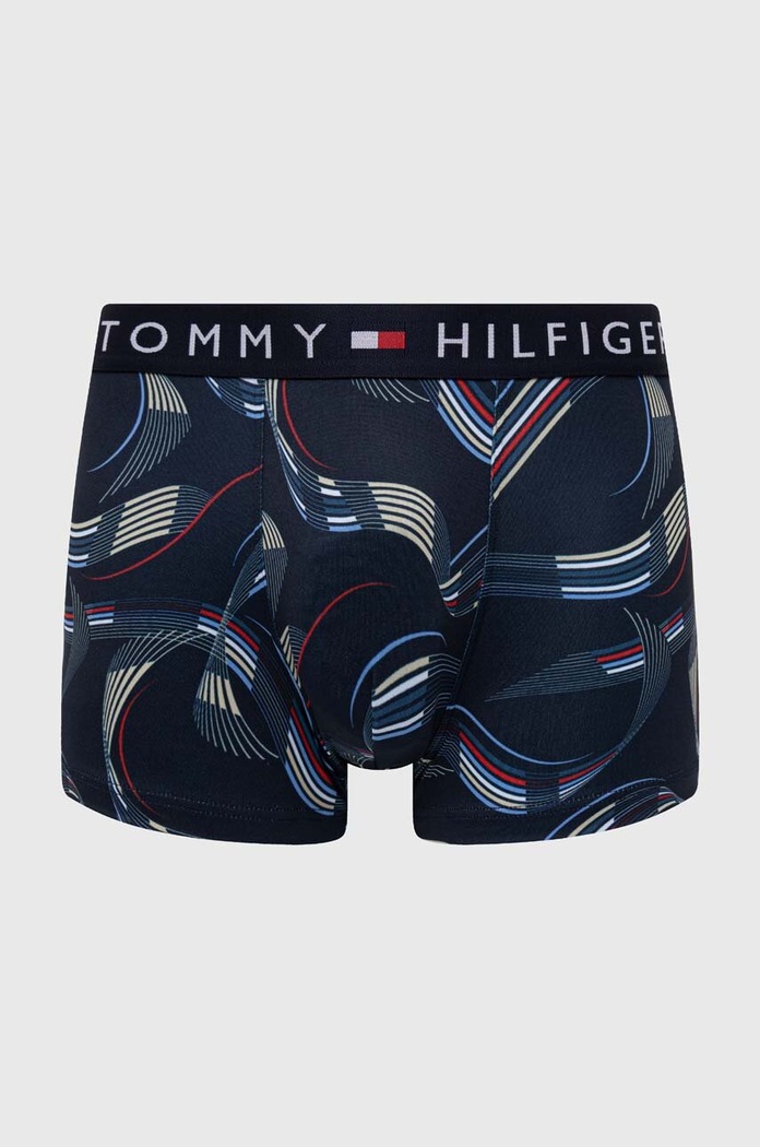 Boxerky Tommy Hilfiger pletenina tmavomodrá UM0UM02854