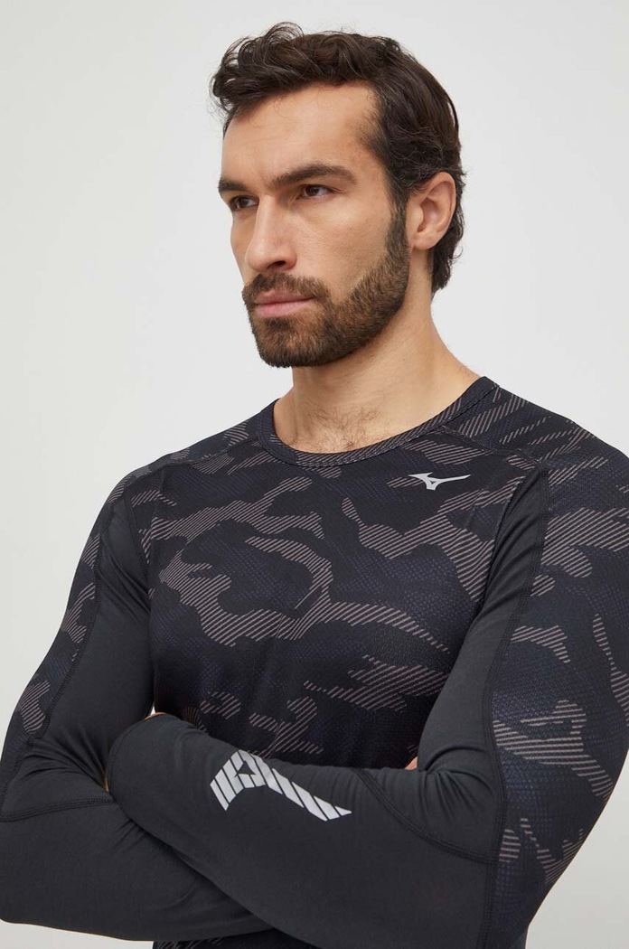 Funkční triko s dlouhým rukávem Mizuno Virtual Body G3 černá A2GAA505