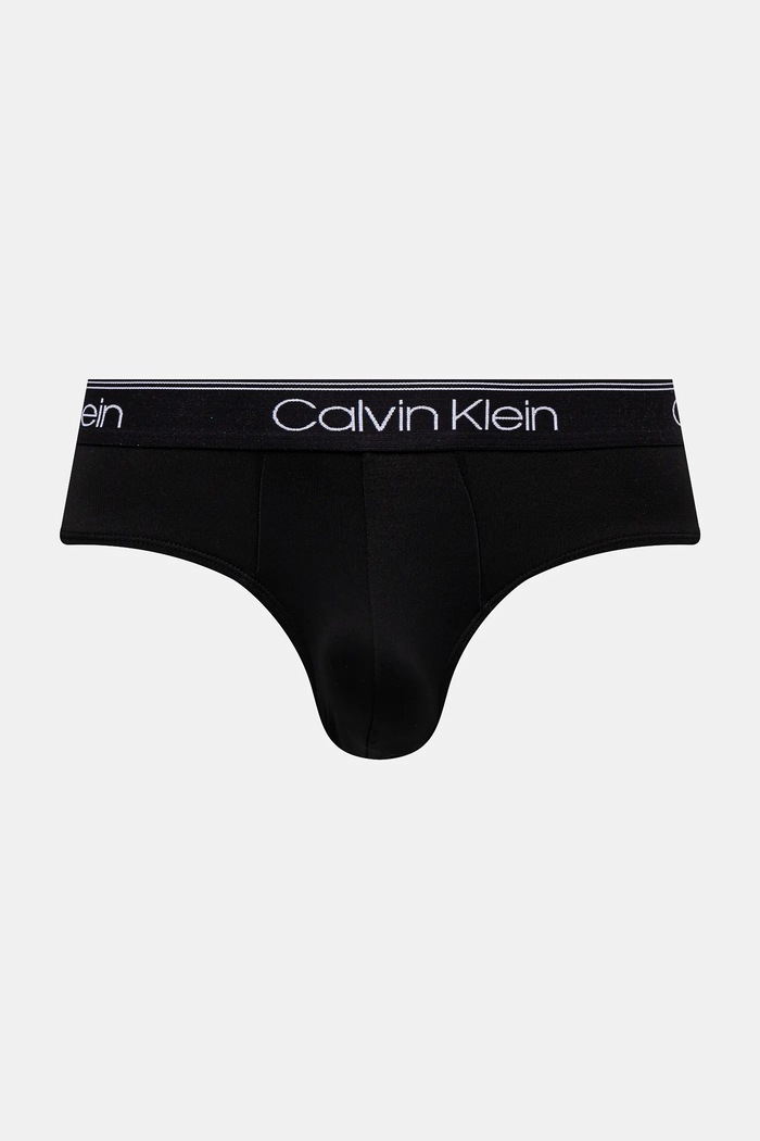 Slipy Calvin Klein Underwear 3-pak 000NB2568A čierna SS25