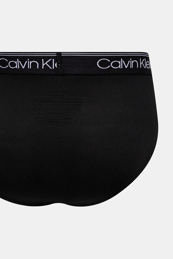 Slipy Calvin Klein Underwear 3-pak 000NB2568A čierna