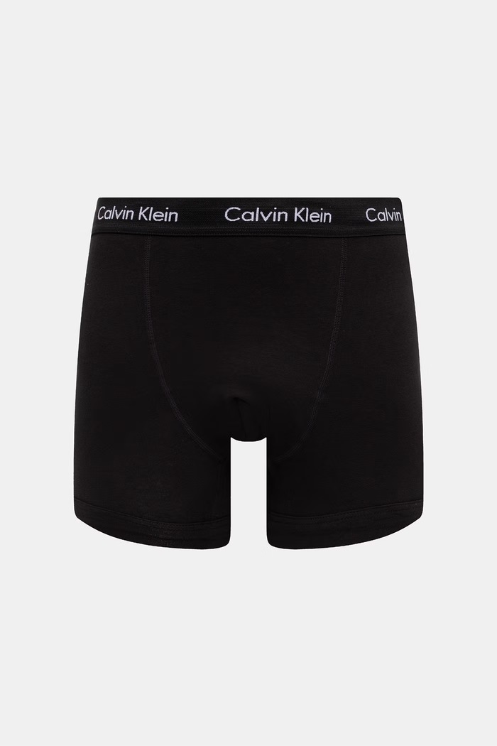 Calvin Klein Underwear boksarice moške bombažne z elastanom paket 5 kosov modra 000NB2877A